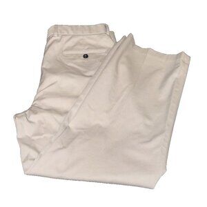 30x34 Paul Frederick Tailored Fit Mens Pale Blue Pleated Pants Cotton Blend